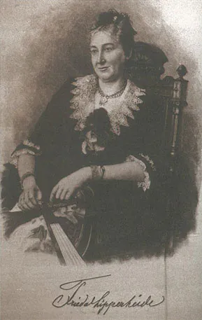 Frieda, Ehefrau von Franz Freiherr vo Lipperheide